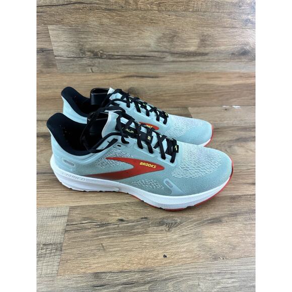 Brooks Launch 9 Mens Road Running Shoes, Blue Surf / Red, PICK SIZE 10.5B - Picture 2 of 9